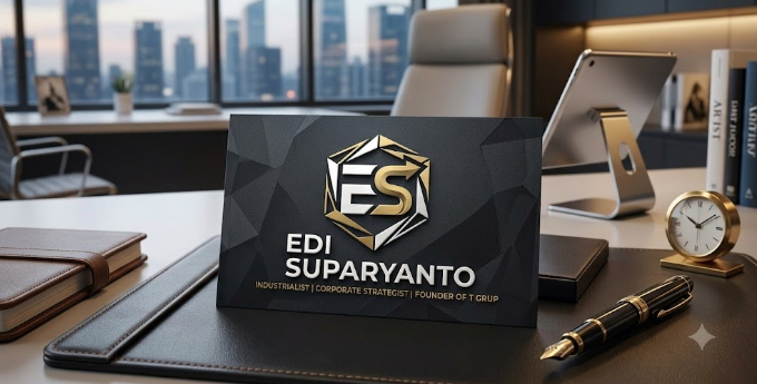 Kartu Nama Resmi Edi Suparyanto - Founder T GRUP & Industrial Synergy Strategist